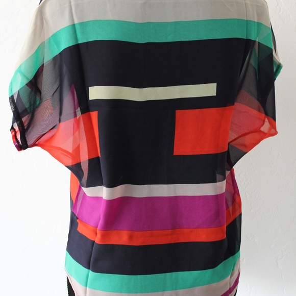 🆕 Striped Chiffon Blouse - Picture 6 of 8